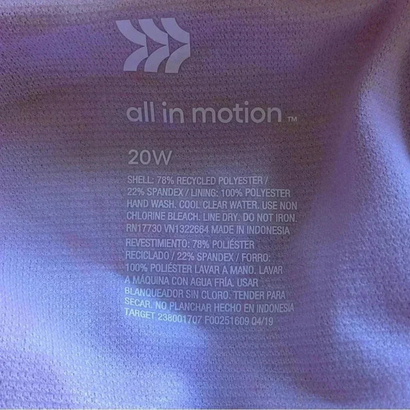 All In Motion Swim Top 20W NWT - Picture 7 of 7